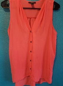 Forever 21 Sheer Orange Tank